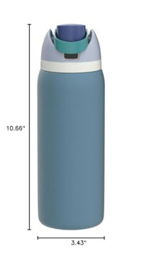 Owala FreeSip Insulated Stainless Steel Water Bottle with Straw for Sports, Travel, and School BPA - Free Sports Water Bottle, 24 oz, Tropical - 7DAY'S