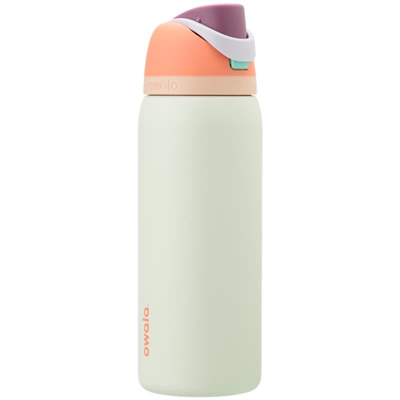 Owala FreeSip Insulated Stainless Steel Water Bottle with Straw for Sports, Travel, and School BPA - Free Sports Water Bottle, 24 oz, Tropical - 7DAY'S