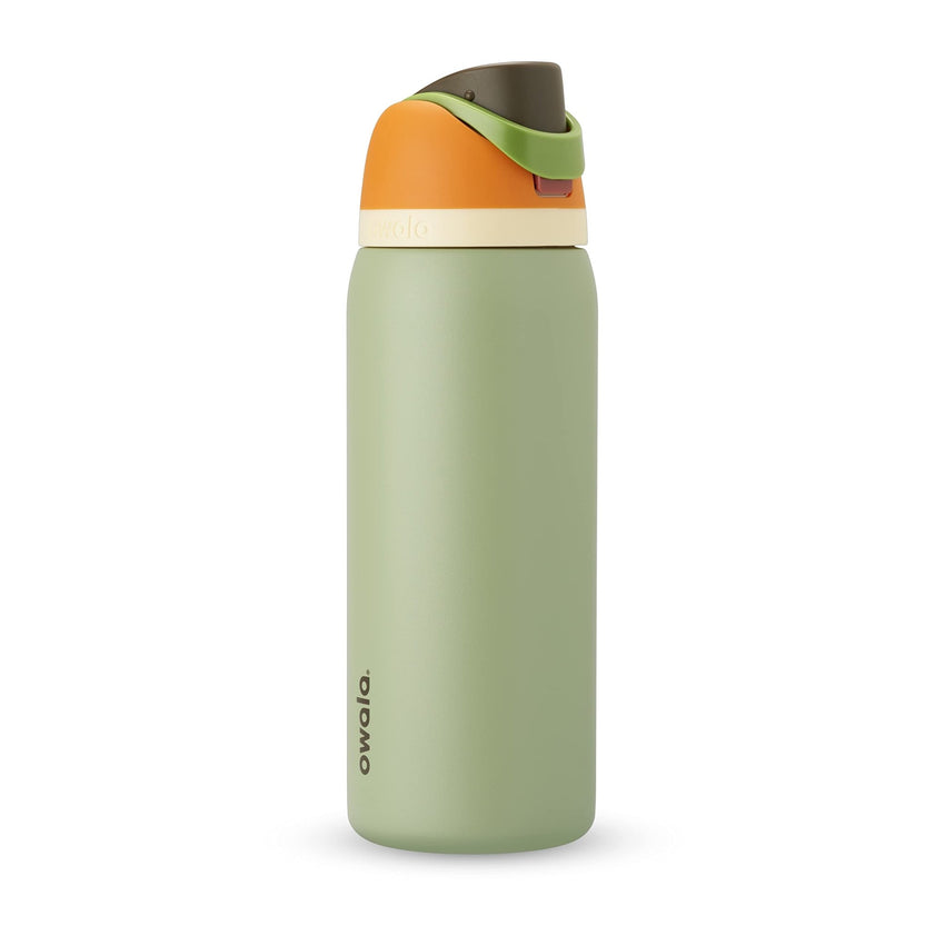 Owala FreeSip Insulated Stainless Steel Water Bottle with Straw for Sports, Travel, and School BPA - Free Sports Water Bottle, 24 oz, Tropical - 7DAY'S