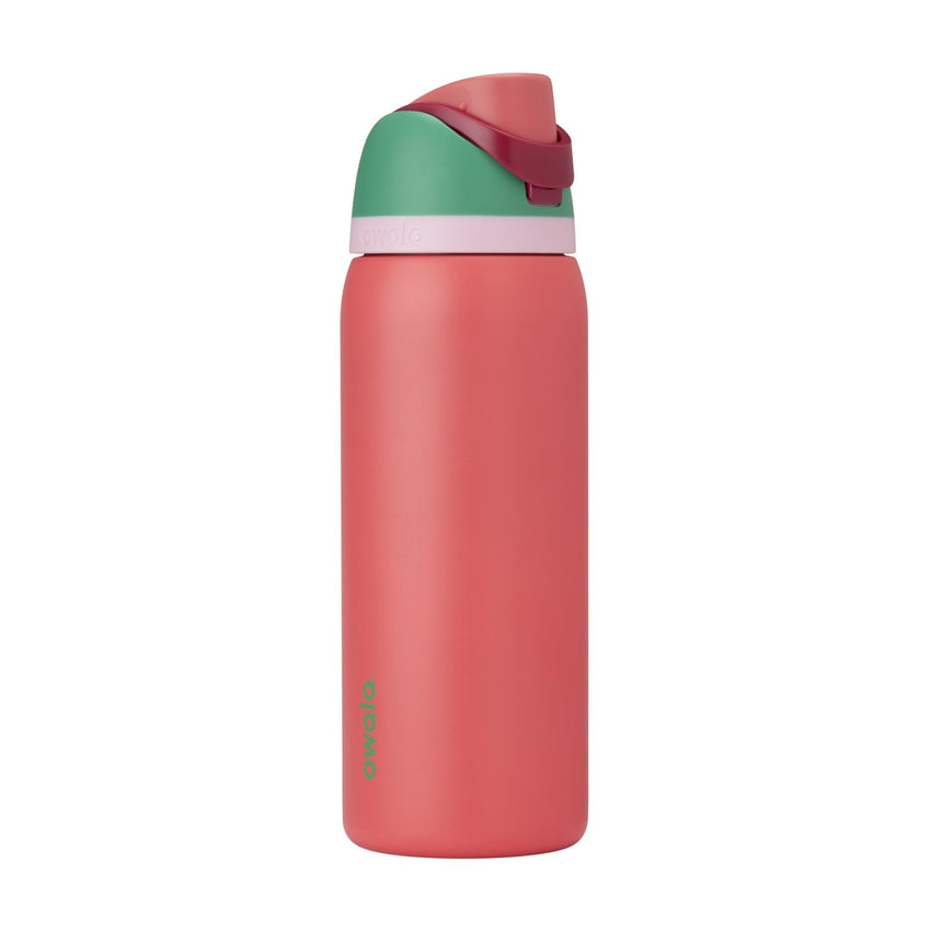 Owala FreeSip Insulated Stainless Steel Water Bottle with Straw for Sports, Travel, and School BPA - Free Sports Water Bottle, 24 oz, Tropical - 7DAY'S