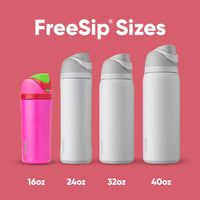 Owala FreeSip Insulated Stainless Steel Water Bottle with Straw for Sports, Travel, and School BPA - Free Sports Water Bottle, 24 oz, Tropical - 7DAY'S