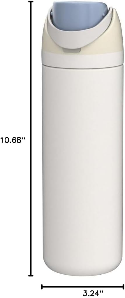 Owala FreeSip Insulated Stainless Steel Water Bottle with Straw for Sports, Travel, and School BPA - Free Sports Water Bottle, 24 oz, Tropical - 7DAY'S