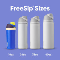 Owala FreeSip Insulated Stainless Steel Water Bottle with Straw for Sports, Travel, and School BPA - Free Sports Water Bottle, 24 oz, Tropical - 7DAY'S