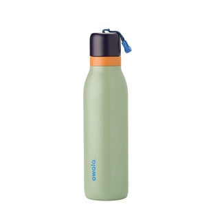Owala FreeSip Twist Insulated Stainless Steel Water Bottle with Straw for Sports and Travel, BPA-Free, 24-oz, Purple/Purple (California Grapevine)