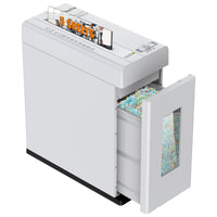 Paper Shredder, 5 - Sheet Micro Cut with 2.65 Gallons Bin, P - 5 High Security Level, 5 Munites Non - Stop Working Time, Compact Design Pull Out Basket with Jam Proof System for Home Office - 7DAY'S