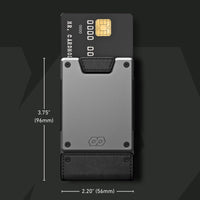 PROOF Wallet | Slim Minimalist Wallets for Men | Leather & Metal | RFID Wallet | Front/Back Pocket | Gift Box | Veteran Owned - 7DAY'S