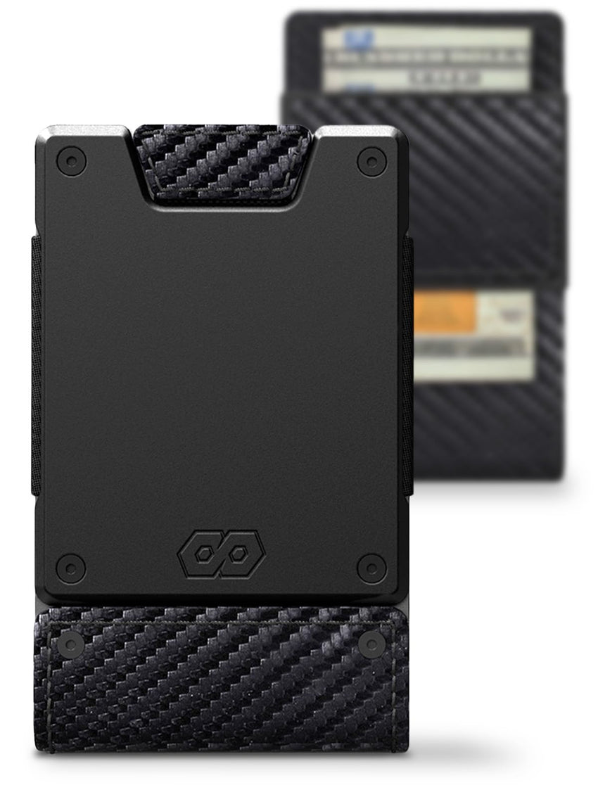 PROOF Wallet | Slim Minimalist Wallets for Men | Leather & Metal | RFID Wallet | Front/Back Pocket | Gift Box | Veteran Owned - 7DAY'S
