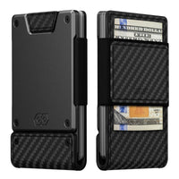PROOF Wallet | Slim Minimalist Wallets for Men | Leather & Metal | RFID Wallet | Front/Back Pocket | Gift Box | Veteran Owned - 7DAY'S