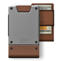 PROOF Wallet | Slim Minimalist Wallets for Men | Leather & Metal | RFID Wallet | Front/Back Pocket | Gift Box | Veteran Owned - 7DAY'S