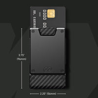 PROOF Wallet | Slim Minimalist Wallets for Men | Leather & Metal | RFID Wallet | Front/Back Pocket | Gift Box | Veteran Owned - 7DAY'S