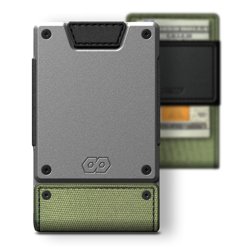 PROOF Wallet | Slim Minimalist Wallets for Men | Leather & Metal | RFID Wallet | Front/Back Pocket | Gift Box | Veteran Owned - 7DAY'S