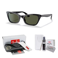 Ray - Ban Lady Burbank RB2299 Cateye Sunglasses for Women + BUNDLE With Designer iWear Complimentary Eyewear Kit - 7DAY'S