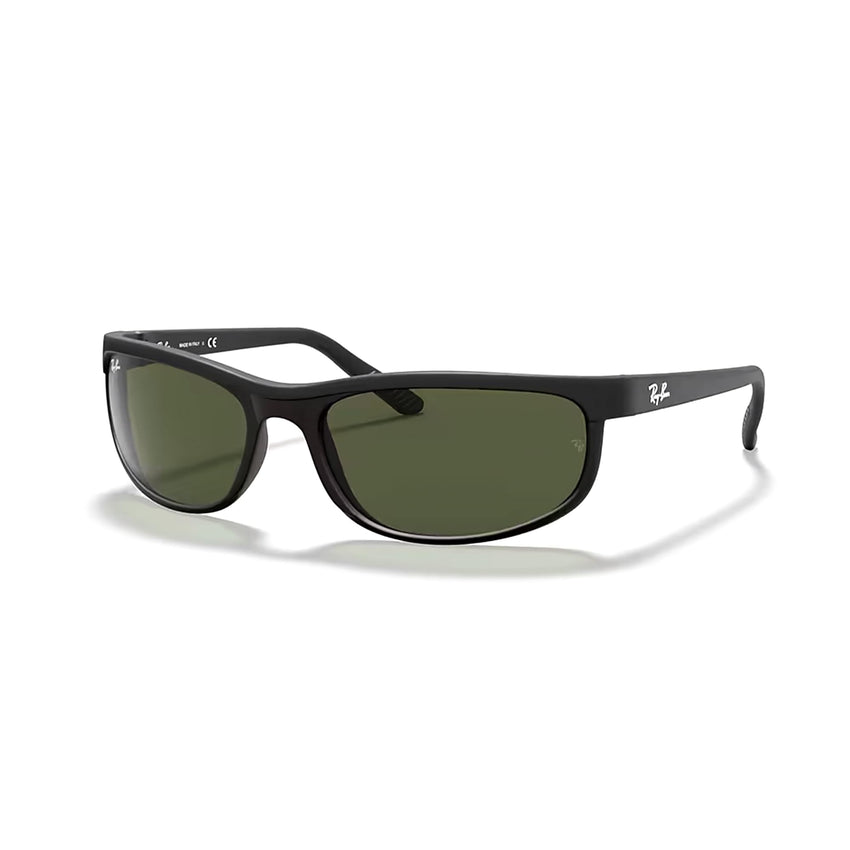 Ray - Ban RB2027 PREDATOR 2 Rectangular Sunglasses For Men For Women + Bundle with Designer iWear Kit - 7DAY'S