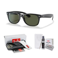 Ray - Ban RB2132 NEW WAYFARER Square Sunglasses For Men For Women + BUNDLE with Designer iWear Eyewear Care Kit - 7DAY'S