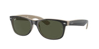 Ray - Ban RB2132 NEW WAYFARER Square Sunglasses For Men For Women + BUNDLE with Designer iWear Eyewear Care Kit - 7DAY'S