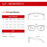 Ray - Ban RB2132 POLARIZED NEW WAYFARER Square Sunglasses For Men For Women + BUNDLE with Designer iWear Eyewear Care Kit - 7DAY'S