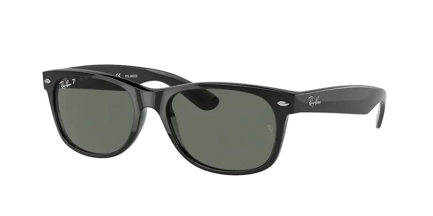 Ray - Ban RB2132 POLARIZED NEW WAYFARER Square Sunglasses For Men For Women + BUNDLE with Designer iWear Eyewear Care Kit - 7DAY'S