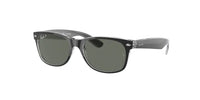 Ray - Ban RB2132 POLARIZED NEW WAYFARER Square Sunglasses For Men For Women + BUNDLE with Designer iWear Eyewear Care Kit - 7DAY'S