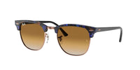 Ray - Ban RB3016 CLUBMASTER Sunglasses For Men For Women + BUNDLE with Designer iWear Eyewear Care Kit - 7DAY'S