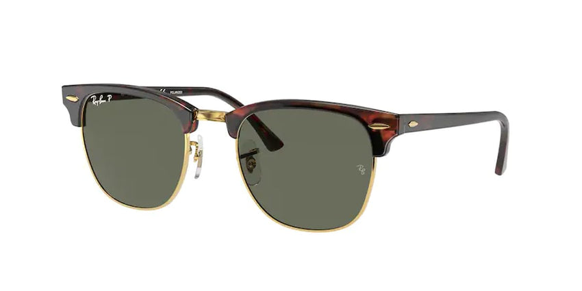 Ray - Ban RB3016 CLUBMASTER Sunglasses For Men For Women + BUNDLE with Designer iWear Eyewear Care Kit - 7DAY'S