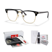Ray - Ban RB3016 CLUBMASTER Sunglasses For Men For Women + BUNDLE with Designer iWear Eyewear Care Kit - 7DAY'S