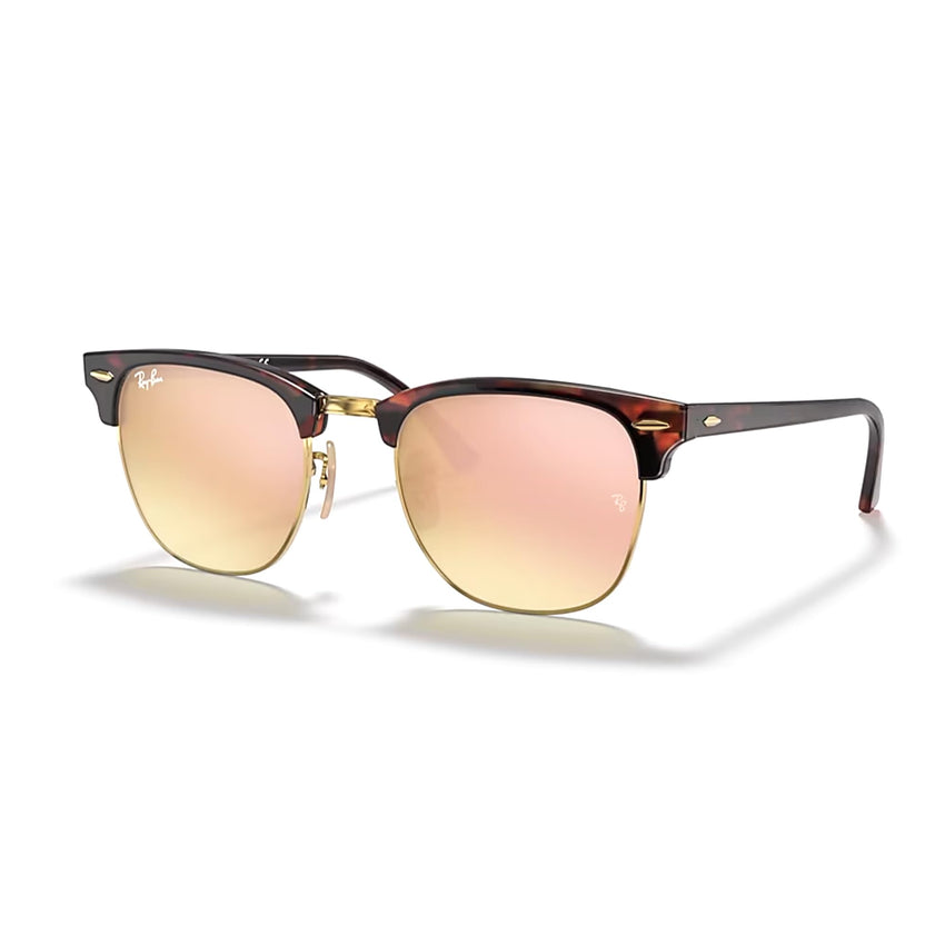 Ray - Ban RB3016 CLUBMASTER Sunglasses For Men For Women + BUNDLE with Designer iWear Eyewear Care Kit - 7DAY'S