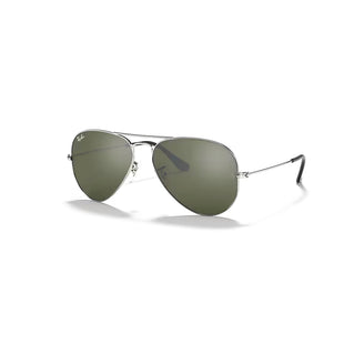 Ray - Ban RB3025 Metal Aviator Sunglasses For Men For Women + BUNDLE with Designer iWear Eyewear Care Kit - 7DAY'S
