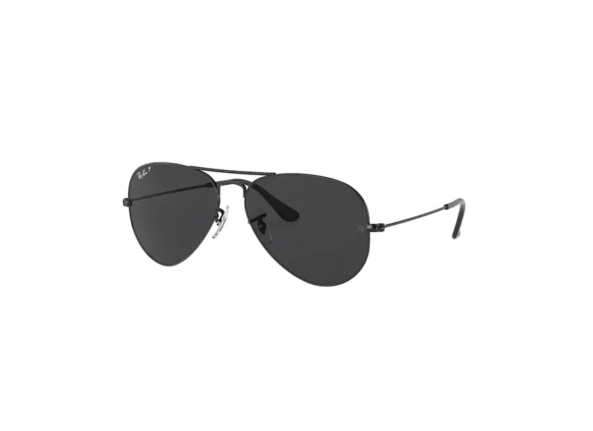 Ray - Ban RB3025 Metal POLARIZED Aviator Sunglasses For Men For Women + BUNDLE with Designer iWear Eyewear Care Kit - 7DAY'S