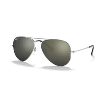 Ray - Ban RB3025 Metal POLARIZED Aviator Sunglasses For Men For Women + BUNDLE with Designer iWear Eyewear Care Kit - 7DAY'S