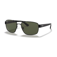 Ray - Ban RB3663 Rectangle Sunglasses for Men + BUNDLE With Designer iWear Complimentary Eyewear Kit - 7DAY'S