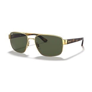 Ray-Ban RB3663 Rectangle Sunglasses for Men + BUNDLE With Designer iWear Complimentary Eyewear Kit