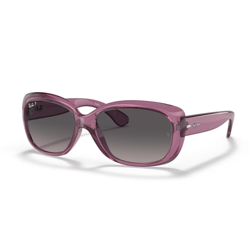 Ray - Ban RB4101 JACKIE OHH Cat Eye Sunglasses For Women + BUNDLE with Designer iWear Eyewear Care Kit - 7DAY'S