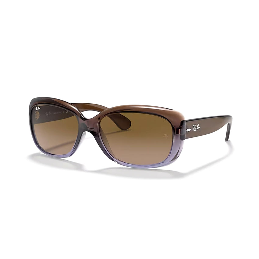 Ray - Ban RB4101 JACKIE OHH Cat Eye Sunglasses For Women + BUNDLE with Designer iWear Eyewear Care Kit - 7DAY'S