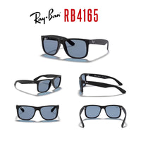 Ray - Ban RB4165 JUSTIN Sunglasses For Men For Women+ BUNDLE with Designer iWear Eyewear Care Kit - 7DAY'S