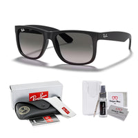 Ray - Ban RB4165 JUSTIN Sunglasses For Men For Women+ BUNDLE with Designer iWear Eyewear Care Kit - 7DAY'S