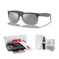 Ray - Ban RB4165 JUSTIN Sunglasses For Men For Women+ BUNDLE with Designer iWear Eyewear Care Kit - 7DAY'S