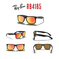 Ray - Ban RB4165 JUSTIN Sunglasses For Men For Women+ BUNDLE with Designer iWear Eyewear Care Kit - 7DAY'S