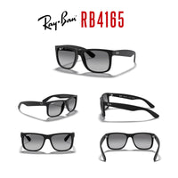Ray - Ban RB4165 JUSTIN Sunglasses For Men For Women+ BUNDLE with Designer iWear Eyewear Care Kit - 7DAY'S
