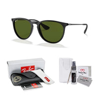 Ray - Ban RB4171 ERIKA Round Sunglasses For Women + BUNDLE with Designer iWear Eyewear Care Kit - 7DAY'S