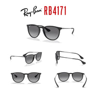 Ray - Ban RB4171 ERIKA Round Sunglasses For Women + BUNDLE with Designer iWear Eyewear Care Kit - 7DAY'S