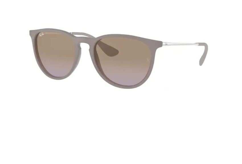 Ray - Ban RB4171 ERIKA Round Sunglasses For Women + BUNDLE with Designer iWear Eyewear Care Kit - 7DAY'S
