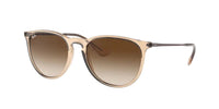 Ray - Ban RB4171 ERIKA Round Sunglasses For Women + BUNDLE with Designer iWear Eyewear Care Kit - 7DAY'S