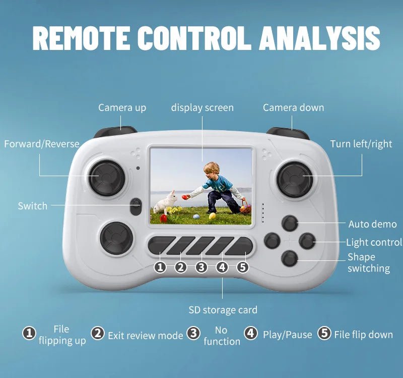 Remote Control Car Photography HD Video Real - time Video Dialogue Smart Off - road Vehicle Children Rc Car Toy Gift - 7DAY'S