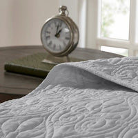 Reversible Quilt Set Grey Full/Queen - 7DAY'S