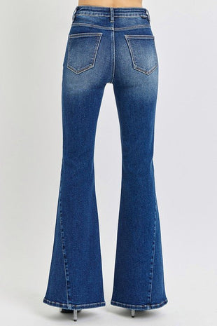 RISEN Distressed Button - Fly Flare Jeans - 7DAY'S