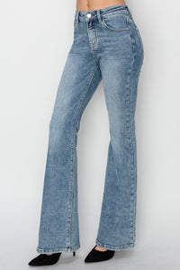 RISEN Full Size Mid Rise Bootcut Jeans - 7DAY'S