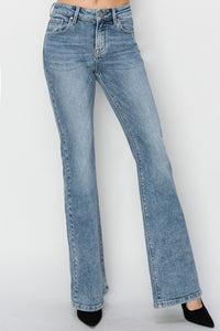 RISEN Full Size Mid Rise Bootcut Jeans - 7DAY'S