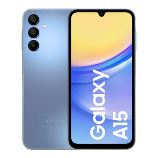 Samsung Galaxy A15 (SM - 155M/DSN), 128GB 6GB RAM, Dual SIM, Factory Unlocked GSM, International Version (Wall Charger Bundle) (Light Blue) - 7DAY'S