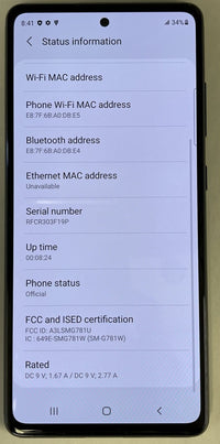 Samsung Galaxy S20 FE 5G, 128GB, Cloud Navy - Unlocked (Renewed) - 7DAY'S