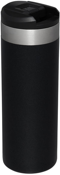 Stanley AeroLight Transit Bottle 20 oz | Locking Drink Through Lid | Leak Resistant Water Bottle or Coffee Travel Mug | Lightweight Insulated Stainless Steel | BPA - Free | Black - 7DAY'S